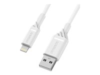 OtterBox Standard - Lightning-kabel - Lightning hane till USB hane - 2 m - molndrömfärgad vit 78-52629