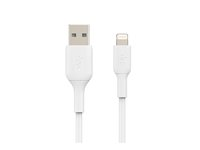 Belkin BoostCharge - Lightning-kabel - Lightning hane till USB hane - 15 cm - vit CAA001BT0MWH