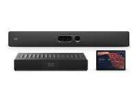 Cisco Webex Room Kit Pro G2 - Paket för videokonferens (Cisco Webex Codec Pro G2, Cisco Webex Quad Camera, Cisco Webex Room Navigator) - Certifierad för Microsoft Teams Rooms - kolsvart - power adapter included CS-KPRO-Q-C-K9