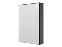 Seagate One Touch HDD STKC5000401 - Hårddisk - 5 TB - extern (portabel) - USB 3.2 Gen 1 - silver - med 2 års Seagate Rescue Data Recovery STKC5000401