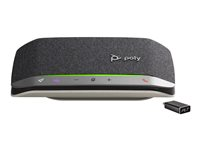 Poly Sync 20-M - Smart högtalartelefon - Bluetooth - kabelansluten, trådlös - USB-A, USB-C - svart - Certifierad för Microsoft-teams B95VMUT#AC3