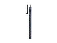 APC Easy Basic Rack PDU EPDU1116B-SCH - Kraftdistributionsenhet (kan monteras i rack) - AC 200/208/230 V - 3680 VA - ingång: CEE 7/4 - utgångskontakter: 14 (power CEE 7/3) - 0U - 3 m sladd - svart - för P/N: SMX1500RM2UC, SMX1500RM2UCNC, SMX2KR2UX145, SMX3KR2UNCX145, SMX750CNC, SMX750CUS EPDU1116B-SCH