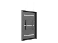Multibrackets M Pro Series - Hölje - för digital skylt - vajer, medel - stål - svart - skärmstorlek: 65" - takmonterbar 7350105213717