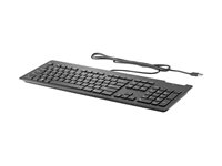 HP Business Slim - Tangentbord - USB - svensk - svart Z9H48AA#ABS
