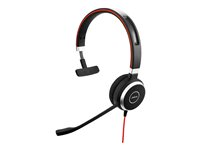 Jabra Evolve 40 MS mono - Headset - på örat - kabelansluten - USB, 3,5 mm kontakt - Certifierad för Skype for Buisness 6393-823-109