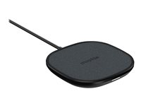 mophie - Trådlös laddningsplatta + växelströmsadapter - 15 Watt - svart - Europa 401305904
