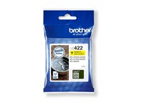 Brother LC422Y - Gul - original - bläckpatron - för Brother MFC-J5340DW, MFC-J5340DWE, MFC-J5345DW, MFC-J5740DW, MFC-J6540DW, MFC-J6940DW LC422Y
