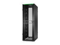 APC NetShelter SX Gen 2 - Rack skåp - 2258 H x 750 B x 1200 D mm, med sidor - golvstående - svart - 48U - 19" - TAA-kompatibel - för P/N: SRTL2K2RM1UWC, SRTL3KRM1UIC AR3357B2