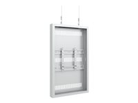 Multibrackets M Pro Series - Hölje - för digital skylt - vajer, liten - stål - vit - skärmstorlek: 43" - takmonterbar 7350105213687