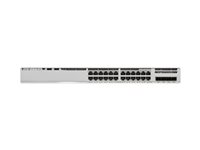 Cisco Catalyst 9200L - Network Essentials - switch - L3 - 24 x 10/100/1000 (PoE+) + 4 x 10 Gigabit SFP+ (upplänk) - rackmonterbar - PoE+ (740 W) C9200L-24P-4X-E
