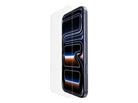 Belkin ScreenForce InvisiGlass - Skärmskydd för mobiltelefon - 2.5D - glas - klar - för Apple iPhone 17 Pro Max OVA239HQ