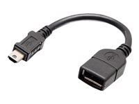 C2G AV Controller Administrator Key - USB-adapter - mini-USB typ A (hane) till USB (hona) - 30 V - formpressad - svart C2G40691