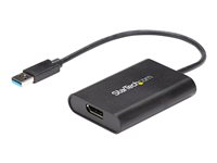 StarTech USB 3.0 till DisplayPort-adapter - 4K 30 Hz - DisplayPort-adapter - TAA-kompatibel - USB typ A (hane) till DisplayPort (hona) - USB 3.0 - 20 cm - 4K30 Hz (3840 x 2160) stöd - svart USB32DPES2