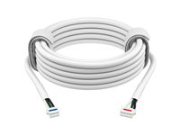 HP Poly - Förlängningskabel till mikrofon - JST till JST - 1.8 m - vit B42BFAA