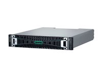 HPE Modular Smart Array 2070 32Gb Fibre Channel SFF Storage - SSD-array - 23 TB - 24 fack (SAS-3) - SSD 1.92 TB x 12 - 32Gb Fibre Channel (extern) - kan monteras i rack - 2U - Smart Choice - med 4 x 32Gb SFP FC XCVR sändare P79245-B25